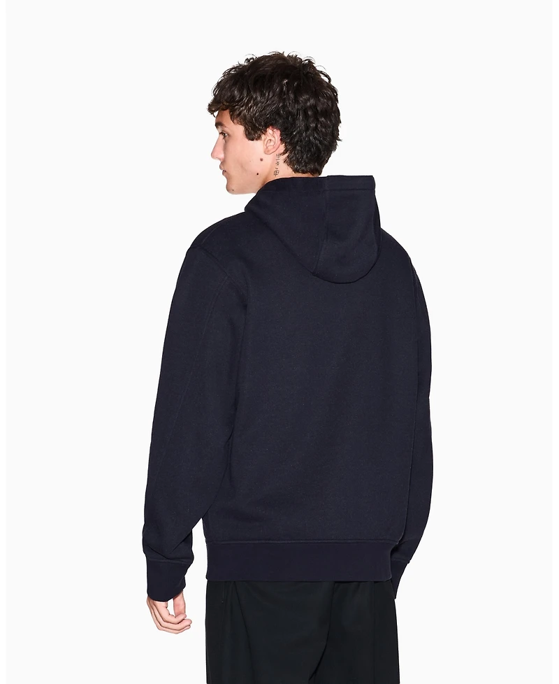 A|X Armani Exchange Men's Sherpa Lined Full Zip Hoodie Sweatshirt