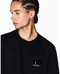 A|X Armani Exchange Men's Gold Logo Graphic T-Shirt