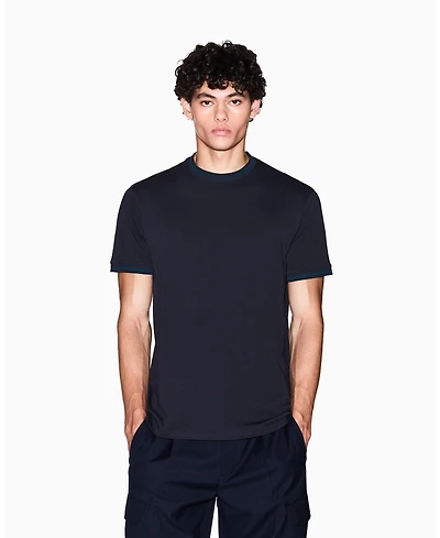 A|X Armani Exchange Men's Tipped Logo T-Shirt