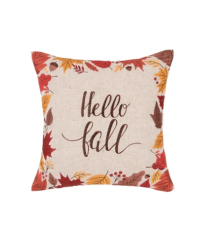 Hello Fall Pillow, 18" x 18"