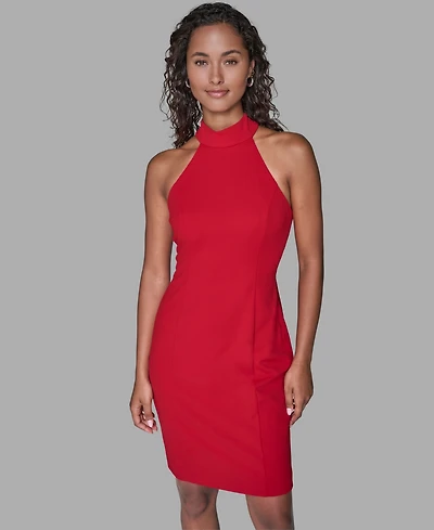 Karl Lagerfeld Paris Women's Tie Bow Detail Dress