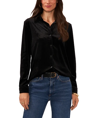 Vince Camuto Women's Button-Down Collar Top