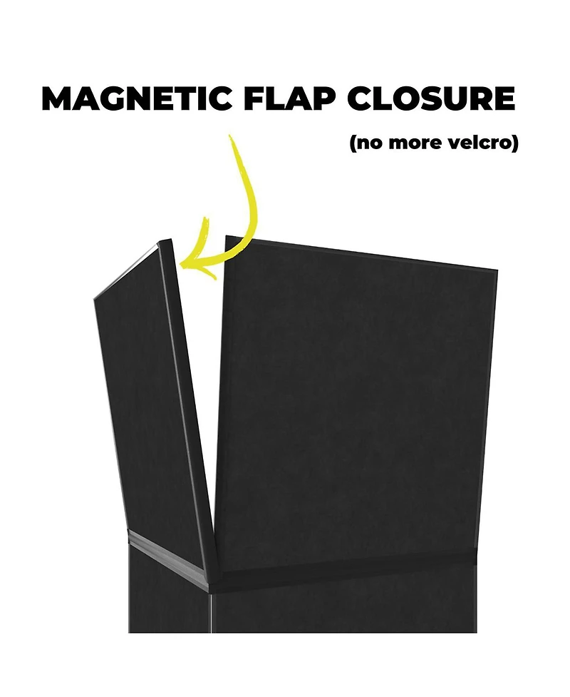 V-flat World Foldable V-Flat 2.0, Black/White, 2-Pack