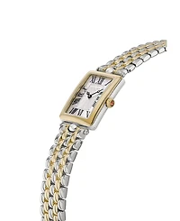 Frederique Constant Women's Art Deco Carree Two-Tone Stainless Steel Bracelet Watch, 28mm