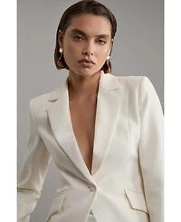 Karen Millen Women's Crepe Blazer Jacket