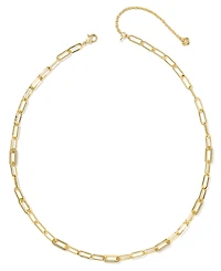 Kendra Scott Cubic Zirconia 14K Gold Plated Over Brass Bella Chain Necklace