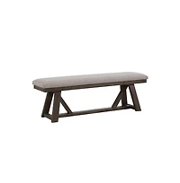 Intercon Backless Bench, 59"" in Reclaimed Chevron