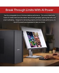 Lenovo IdeaCentre Business Tower Desktop Intel Core Ultra 7 265 16GB Ram Intel Graphics 1TB Ssd Storage Windows 11 Home - Grey