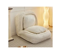 Casainc Lazy Sofa Chair Couch with 5 Adjustable Position Human Dog Bed