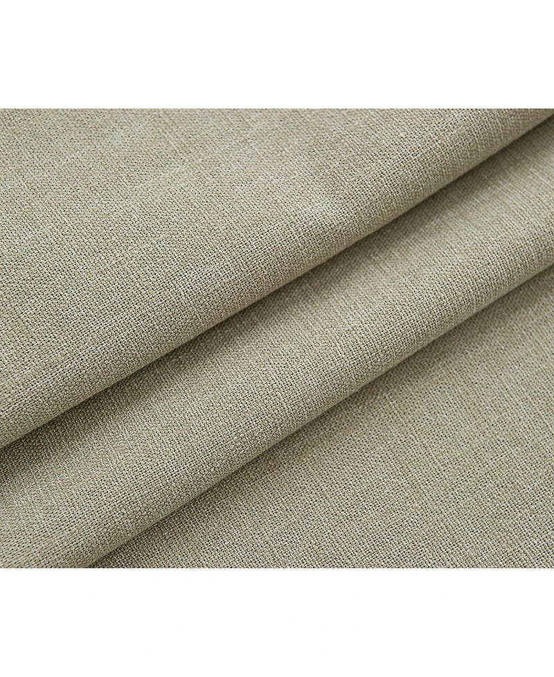 Kate Aurora Oversized Grommet Top Window Valances - Linen
