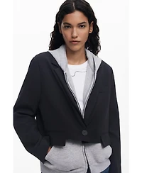 Desigual Women's Combined knit blazer