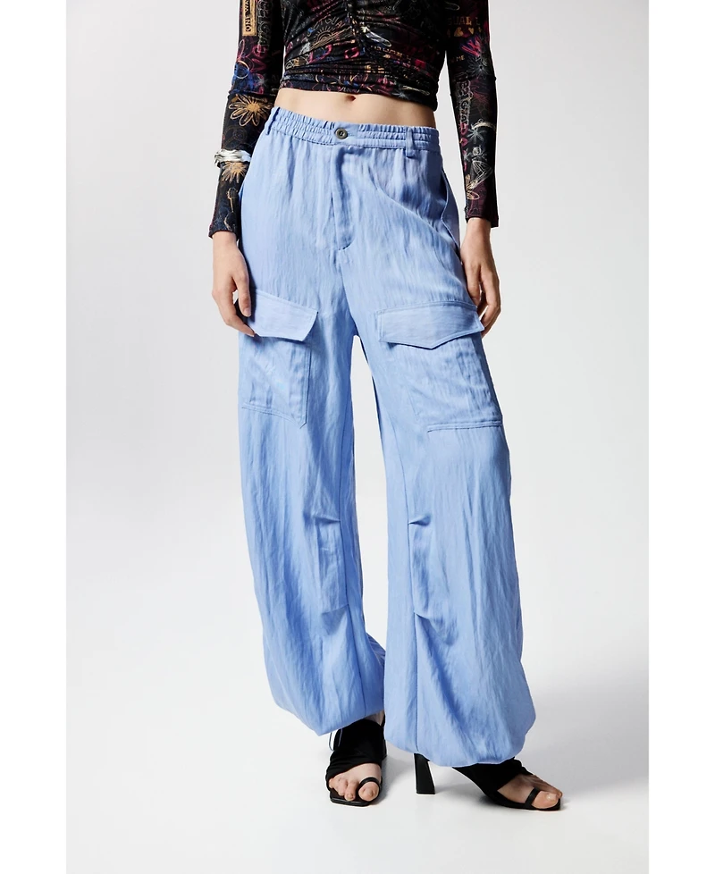 Desigual Women's Cargo pants with pockets