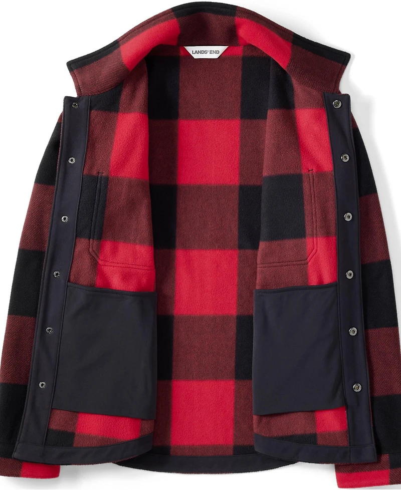 Lands' End Men's Anyweather Fleece Shirt Jacket