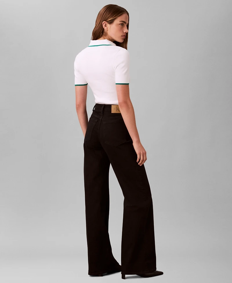 Calvin Klein Jeans Women's Ultra High Rise Wide Leg