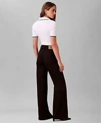 Calvin Klein Jeans Women's Ultra High Rise Wide Leg