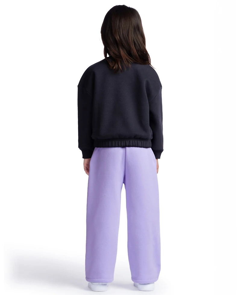 Color Lab Girls 2T-6X Crewneck Long Sleeve Sweatshirt