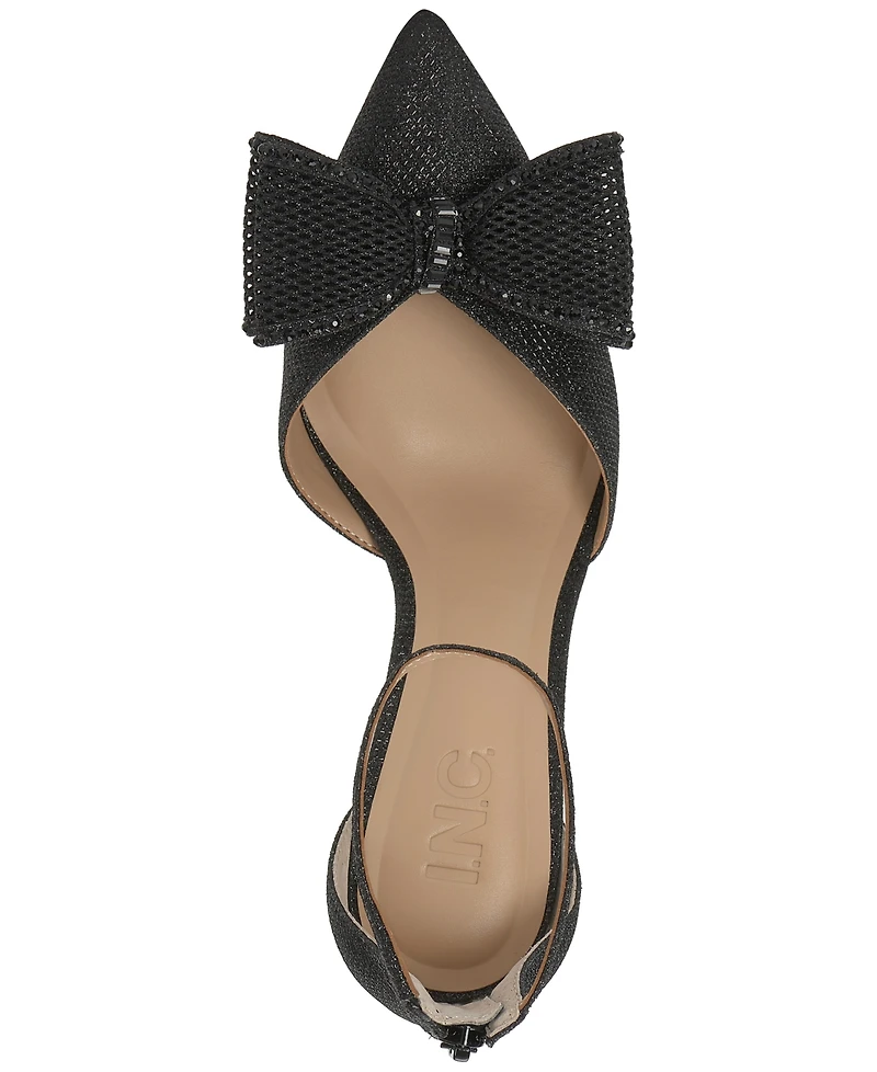 I.n.c. International Concepts Women's Kierstyn Point Toe Bow Sandals, Macy's Exclusive