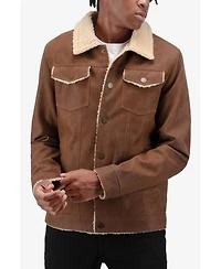 Xray Men's Jacket With Faux Shearling Lining