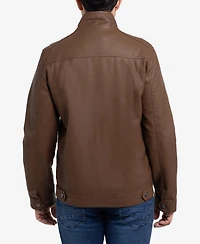 Xray Men's Utility Jacket With Faux Shearling Lining