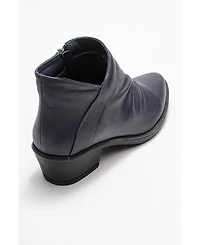 Forever & Always Shoes Rule Leather Chunky Boot (Women)