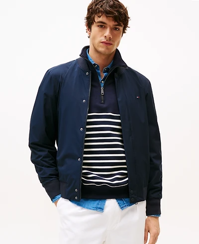 Tommy Hilfiger Men's Lightweight Tech Bomber Jacket