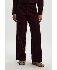 Karen Millen Women's Cord Straight Leg Pants