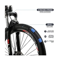 Artudatech 27.5" Wheels Cycling Adults Mountain Bike 21 Speed Bicycle Men Women