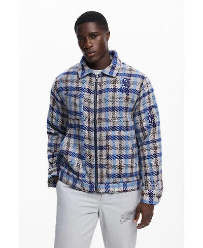 Desigual Men's Checkered jacket with pockets
