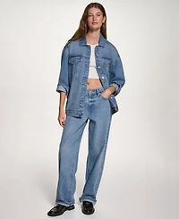 Dkny Jeans Women's Denim Trucker Jacket