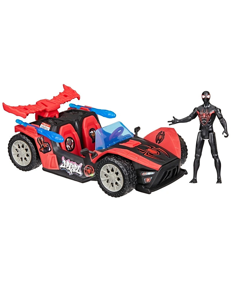 Spider-Man Marvel VenomVersus Epic World of Action Miles Morales Remix Blast Racer Action Figure Set