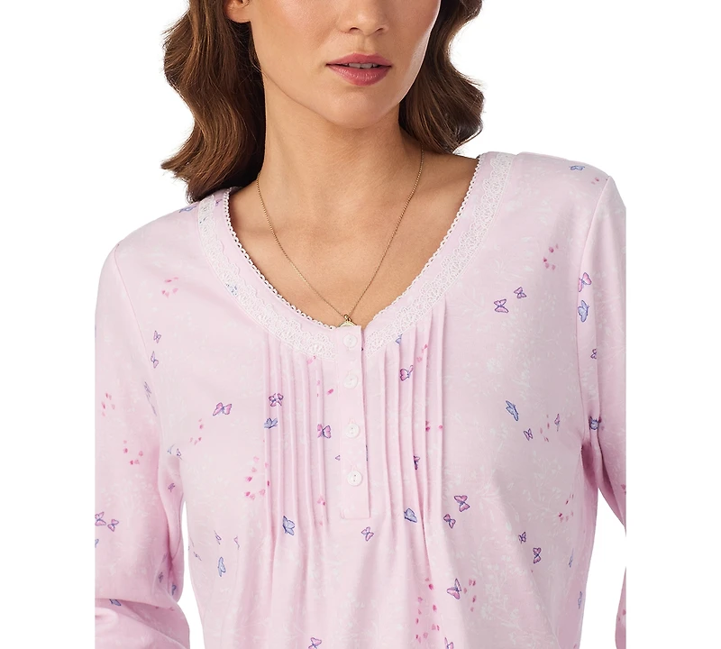 Eileen West Women's 2-Piece Long Sleeve Top and Pants Pajama Set