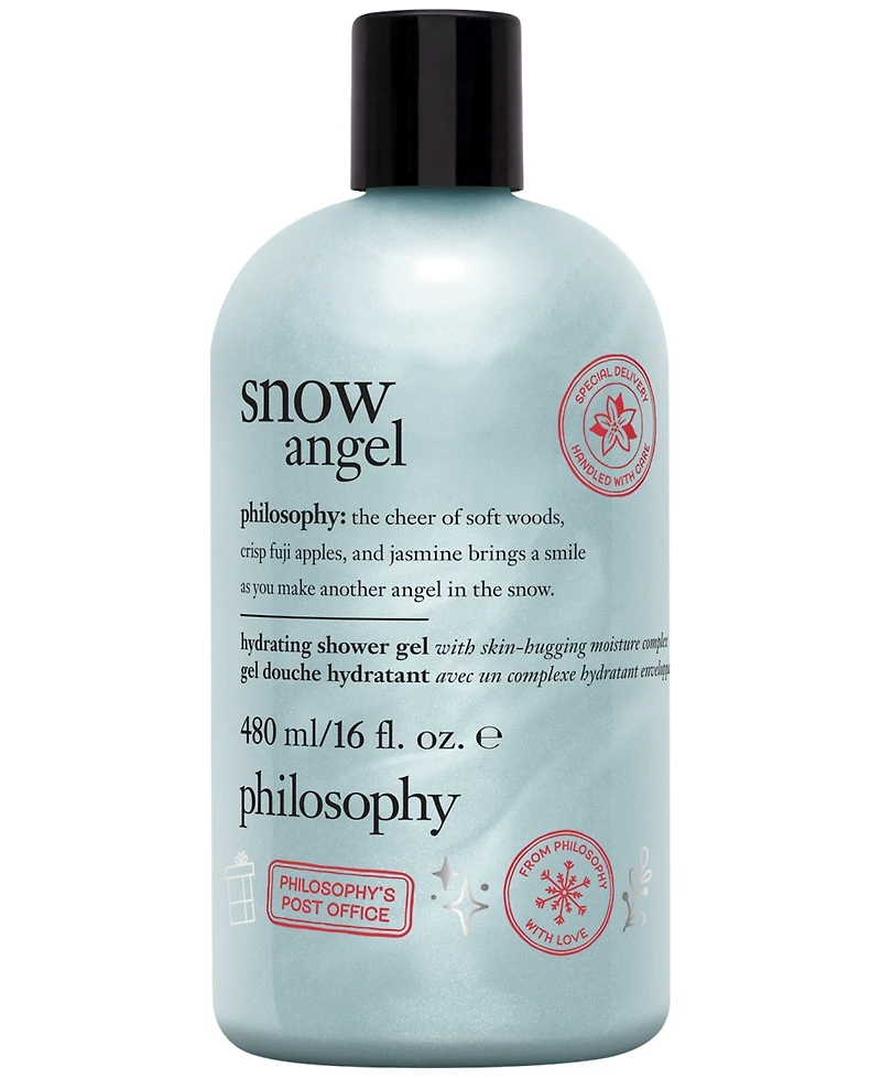 philosophy Snow Angel Hydrating Shower Gel, Bubble Bath, & Shampoo, 16 oz.