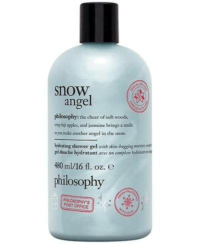 philosophy Snow Angel Hydrating Shower Gel, Bubble Bath, & Shampoo, 16 oz.