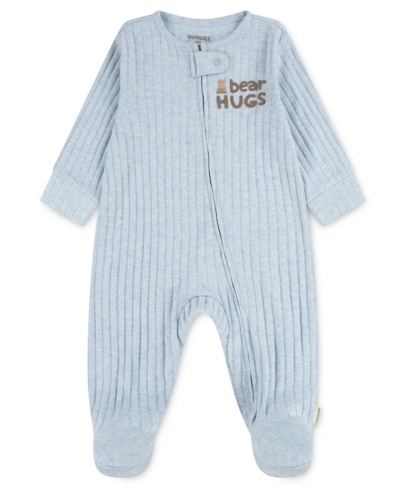 Huggies Baby Boys Footed Long Sleeves Coverall