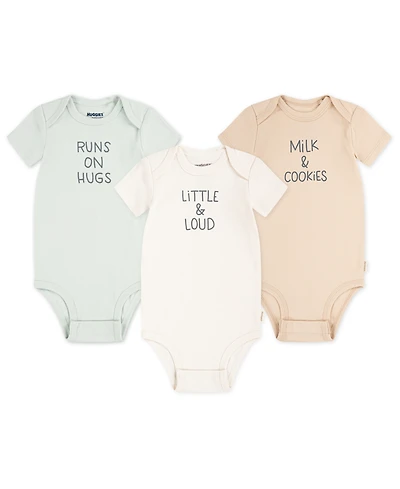 Huggies Baby Boys and Girls 3-Piece Short Sleeves Bodysuit Set