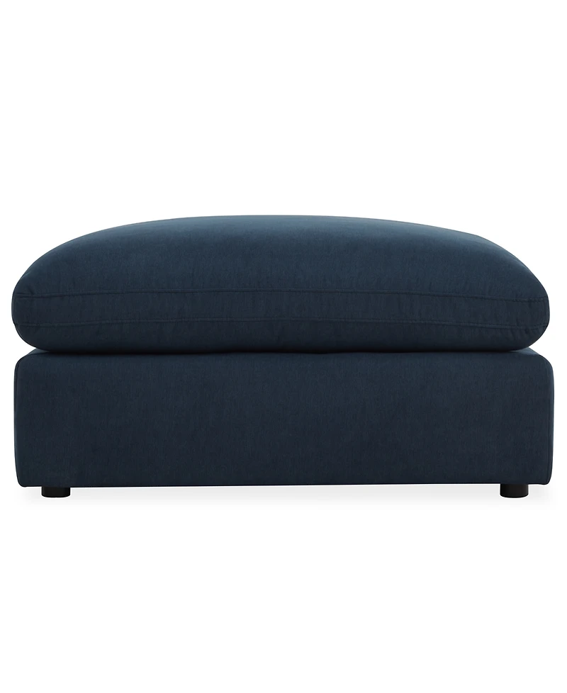 Furniture Fog 43" Fabric Ottoman Sofa