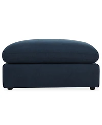 Furniture Fog 43" Fabric Ottoman Sofa
