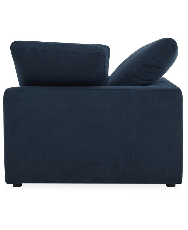 Furniture Fog 55" Fabric Accent Chair