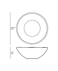 Porto Brasil Stoneware Salad Bowls