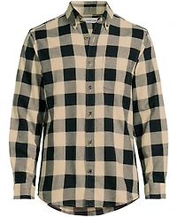 Lands' End Men's Long Sleeve Flagship Flannel Shirt