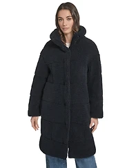 Levi's Women's Regular Sherpa Snap-Closure Teddy Coat