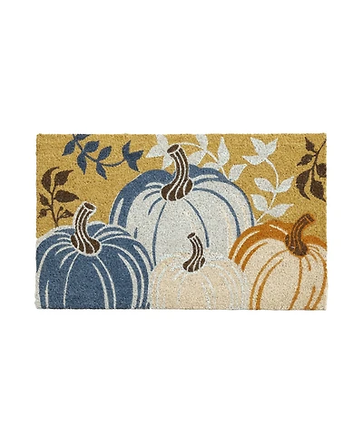 Vcny Home Bold Pumpkins Outdoor Coir Doormat, 18" x 30"