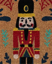 Vcny Home Nutcracker Holiday Outdoor Coir Doormat, 18" x 30"
