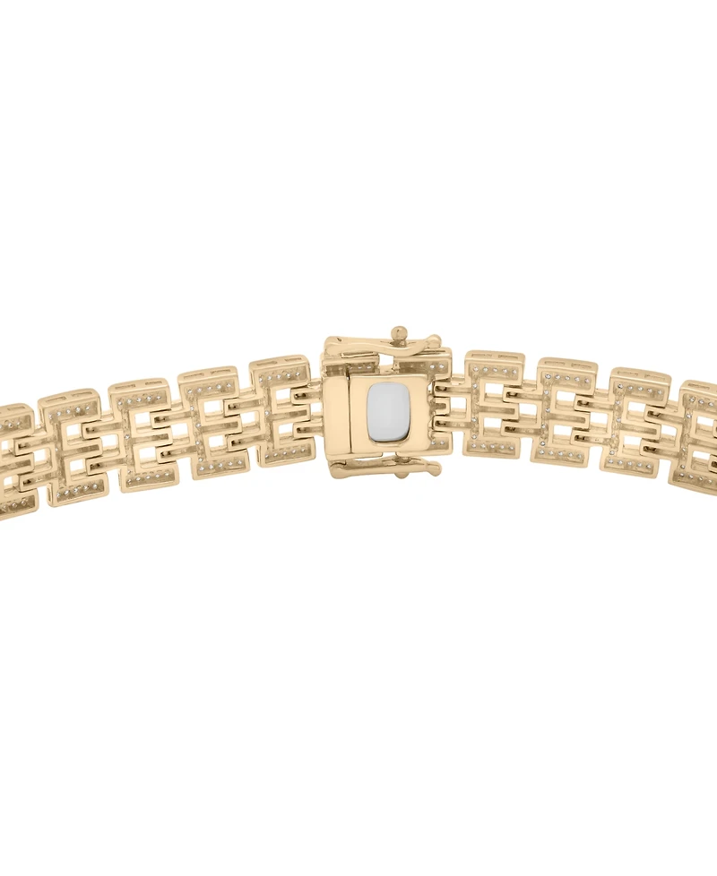 Macy's Men's Diamond Bracelet (3 ct. t.w.) in 10K Yellow Gold