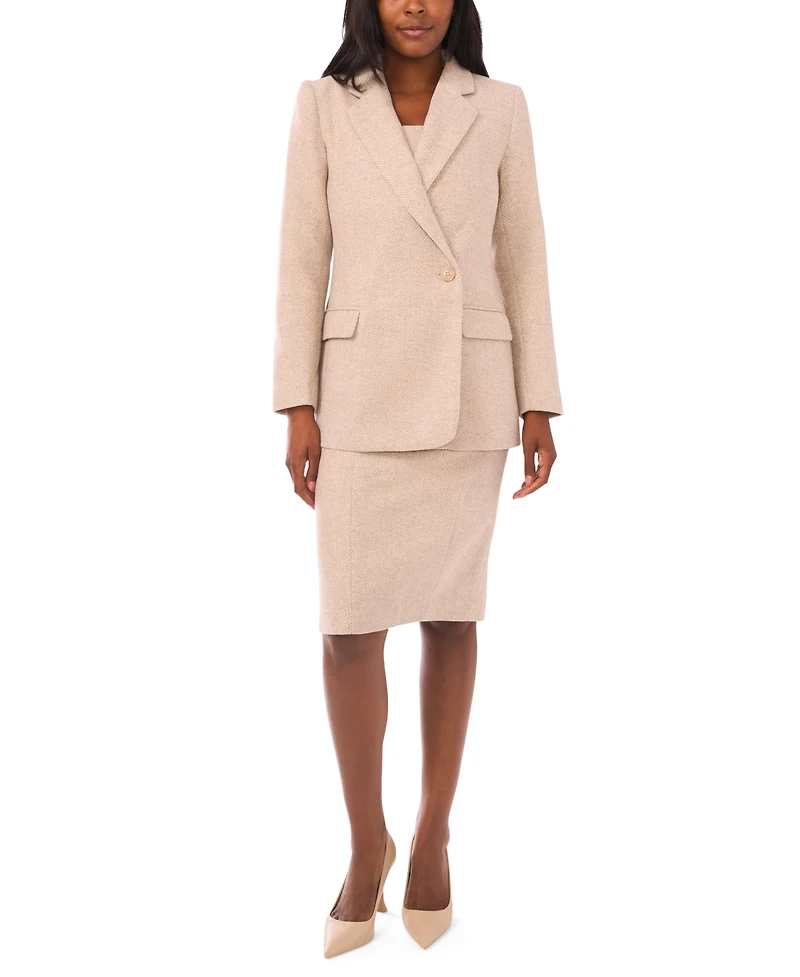 1.state Women's Fitted Strapless Midi Dress