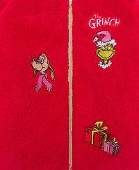 The Grinch Girls 2T-6X Zipper Woobie Jacket