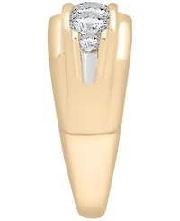 Macy's Men's Diamond (1 ct. t.w.) 5-Stone Ring in 10K Yellow Gold