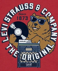Levi's Boys 4-7 Play That Record Short Sleeve T-Shirt