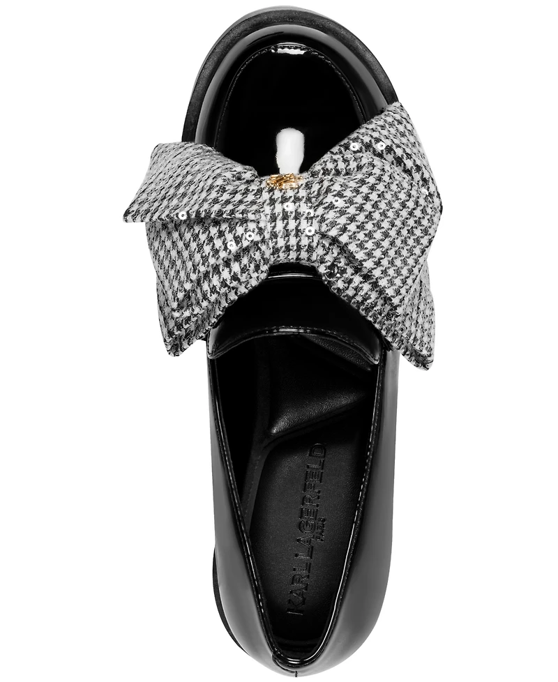 Karl Lagerfeld Paris Women's Camilia Bow Slip-On Loafers