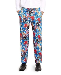 OppoSuits Men's Suit - Theme Party Sonic the Hedgehog Multicolor